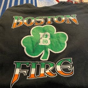 Vintage Boston fire t shirt L